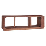 Henderson 70" Media Unit in Pecan Brown Sandblasted by Home Trends & Design at Eve Furniture