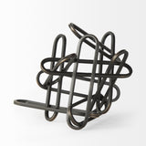 Henderson Black Metal Paperclip Decorative Object by Mercana at Eve Furniture