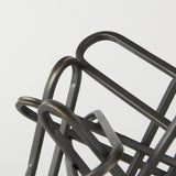 Henderson Black Metal Paperclip Decorative Object by Mercana at Eve Furniture