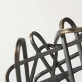 Henderson Black Metal Paperclip Decorative Object by Mercana at Eve Furniture