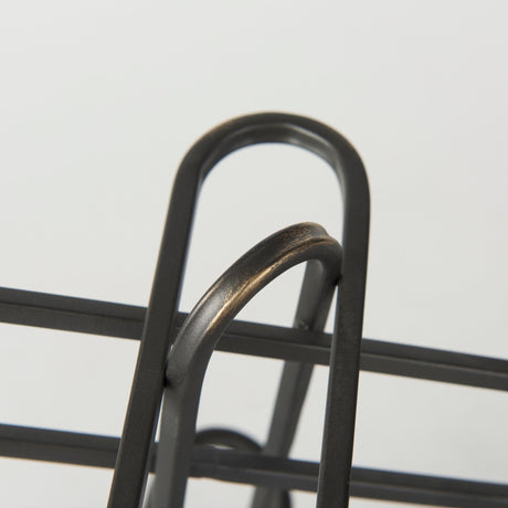 Henderson Black Metal Paperclip Decorative Object by Mercana at Eve Furniture