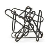 Henderson Black Metal Paperclip Decorative Object by Mercana at Eve Furniture