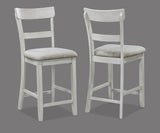 Henderson Driftwood 5-Piece Counter Height Dining Set by Crown Mark at Eve Furniture