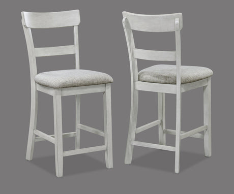 Henderson Driftwood 5-Piece Counter Height Dining Set by Crown Mark at Eve Furniture