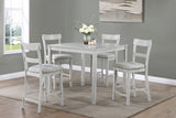Henderson Driftwood 5-Piece Counter Height Dining Set by Crown Mark at Eve Furniture