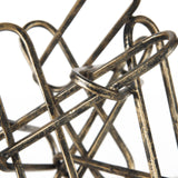 Henderson II 10L x 12W Gold Metal Paperclip Object by Mercana at Eve Furniture