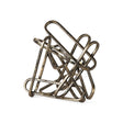 Henderson II 10L x 12W Gold Metal Paperclip Object by Mercana at Eve Furniture
