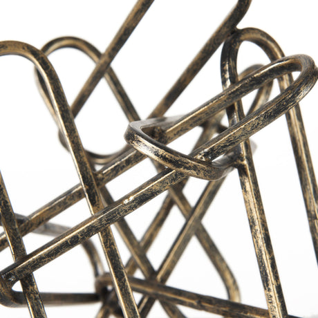 Henderson II Gold Metal Paperclip Object by Mercana at Eve Furniture