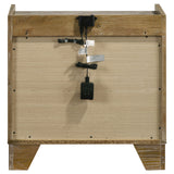 Henderson Medium Oak 1-drawer LED Nightstand Bedside Table by Coaster at Eve Furniture