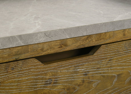 Henderson Medium Oak 1-drawer LED Nightstand Bedside Table by Coaster at Eve Furniture