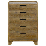 Henderson Medium Oak 5-drawer Bedroom Chest of Drawers by Coaster at Eve Furniture