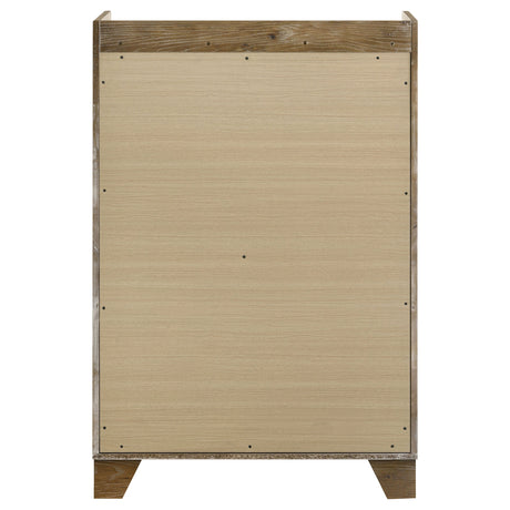 Henderson Medium Oak 5-drawer Bedroom Chest of Drawers by Coaster at Eve Furniture