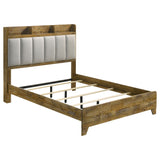 Henderson Medium Oak 5-piece Eastern King Bedroom Set by Coaster at Eve Furniture