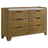 Henderson Medium Oak 5-piece Eastern King Bedroom Set by Coaster at Eve Furniture