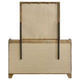 Henderson Medium Oak 6-drawer Bedroom Dresser with Mirror by Coaster at Eve Furniture