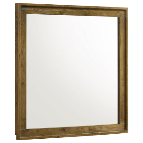 Henderson Medium Oak Dresser Mirror by Coaster at Eve Furniture