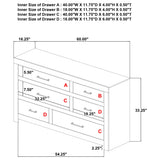 Hendricks Light Oak 4-piece Eastern King Bedroom Set by Coaster at Eve Furniture