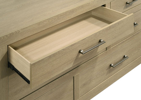 Hendricks Light Oak 4-piece Queen Bedroom Set by Coaster at Eve Furniture
