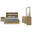 Hendricks Light Oak 4-piece Queen Bedroom Set by Coaster at Eve Furniture