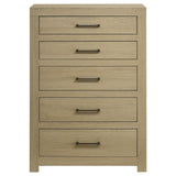 Hendricks Light Oak 5-drawer Bedroom Chest of Drawers by Coaster at Eve Furniture