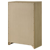 Hendricks Light Oak 5-drawer Bedroom Chest of Drawers by Coaster at Eve Furniture