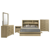 Hendricks Light Oak 5-piece Eastern King Bedroom Set by Coaster at Eve Furniture