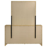 Hendricks Light Oak 6-drawer Bedroom Dresser and Mirror by Coaster at Eve Furniture