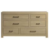 Hendricks Light Oak 6-drawer Bedroom Dresser Storage Cabinet by Coaster at Eve Furniture