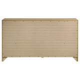 Hendricks Light Oak 6-drawer Bedroom Dresser Storage Cabinet by Coaster at Eve Furniture