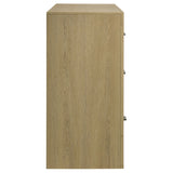 Hendricks Light Oak 6-drawer Bedroom Dresser Storage Cabinet by Coaster at Eve Furniture