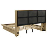 Hendricks Light Oak California King Bookcase Headboard Platform Bed by Coaster at Eve Furniture