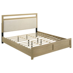 Hendricks Light Oak California King Panel Headboard Platform Bed by Coaster at Eve Furniture