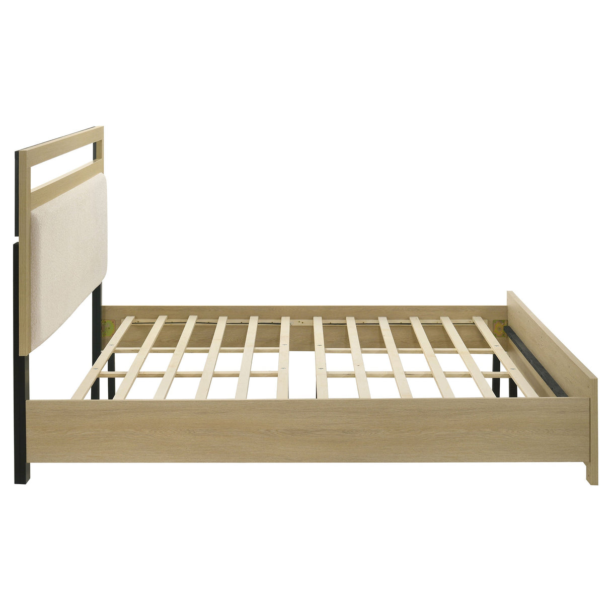 Hendricks Light Oak California King Panel Headboard Platform Bed by Coaster at Eve Furniture