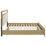 Hendricks Light Oak California King Panel Headboard Platform Bed by Coaster at Eve Furniture