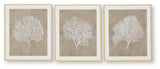 Hendridge Taupe/White Wall Art (Set of 3) by ASHLEY FURNITURE at Eve Furniture