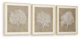 Hendridge Taupe/White Wall Art (Set of 3) by ASHLEY FURNITURE at Eve Furniture