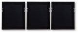 Hendridge Taupe/White Wall Art (Set of 3) by ASHLEY FURNITURE at Eve Furniture