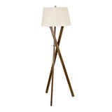 Hendrix Brass Floor Lamp by Crestview at Eve Furniture