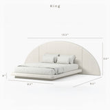 Hendrix Half Moon Bed [Made To Order] by Co.House Designs at Eve Furniture