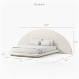 Hendrix Half Moon Bed [Made To Order] by Co.House Designs at Eve Furniture