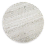 Henfield Beige/Brown Accent Table by Ashley at Eve Furniture