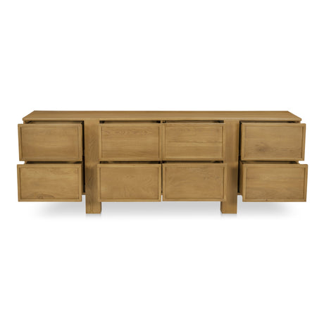 Henley Brown 8 Drawer Dresser by MOES at Eve Furniture
