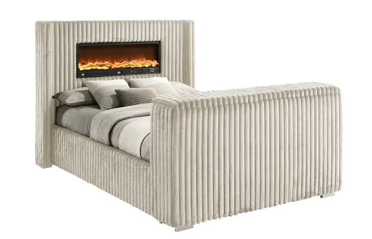Henley Cream King bed [Special Price] by New Era Innovations at Eve Furniture