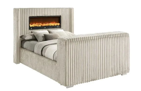 Henley Cream King bed [Special Price] by New Era Innovations at Eve Furniture