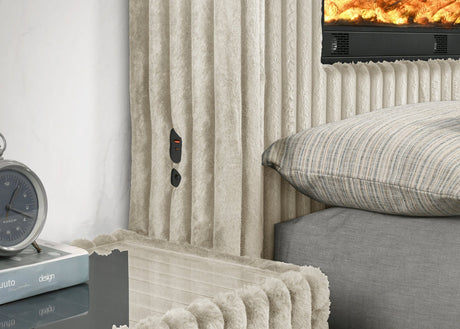 Henley Cream King bed by New Era Innovations at Eve Furniture