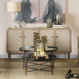 Henley I Small Bronze Metal Decorative Table Candle Holder by Mercana at Eve Furniture