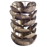 Henley I Small Bronze Metal Decorative Table Candle Holder by Mercana at Eve Furniture