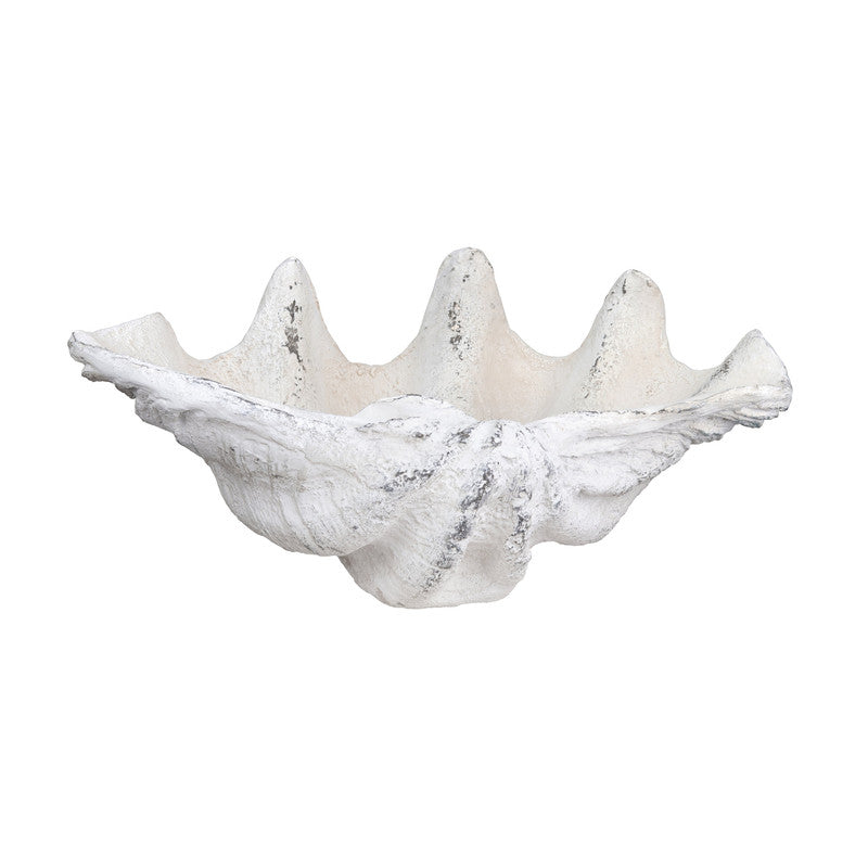 Henley White Resin Shell Sculpture by Crestview at Eve Furniture