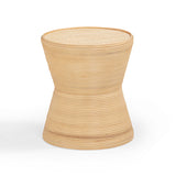 Henri Natural Rattan Side Table by TOV Furniture at Eve Furniture