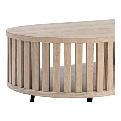 Henrich Natural Coffee Table by MOES at Eve Furniture